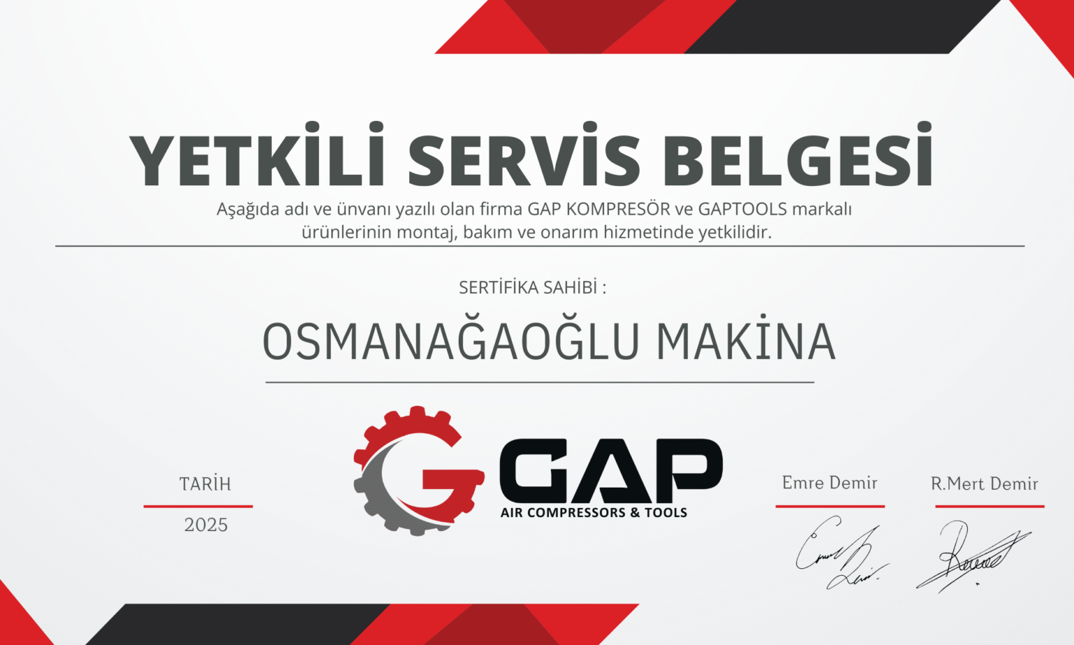 Gap Yetkili Servis